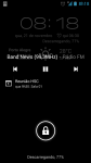 App de Rádio integrado na tela de bloqueio